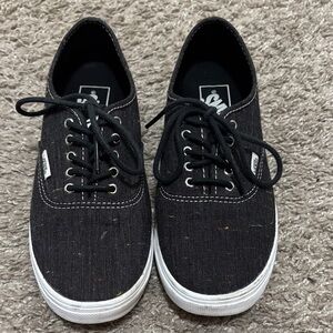 Vans Women's Black Canvas Sneakers